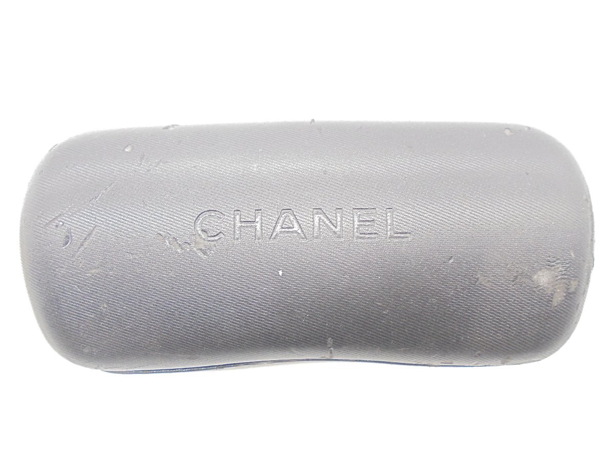 [80]1 иен ~CHANEL Chanel здесь Mark солнцезащитные очки 4128 64*11 125 оттенок коричневого царапина загрязнения есть с футляром текущее состояние товар 