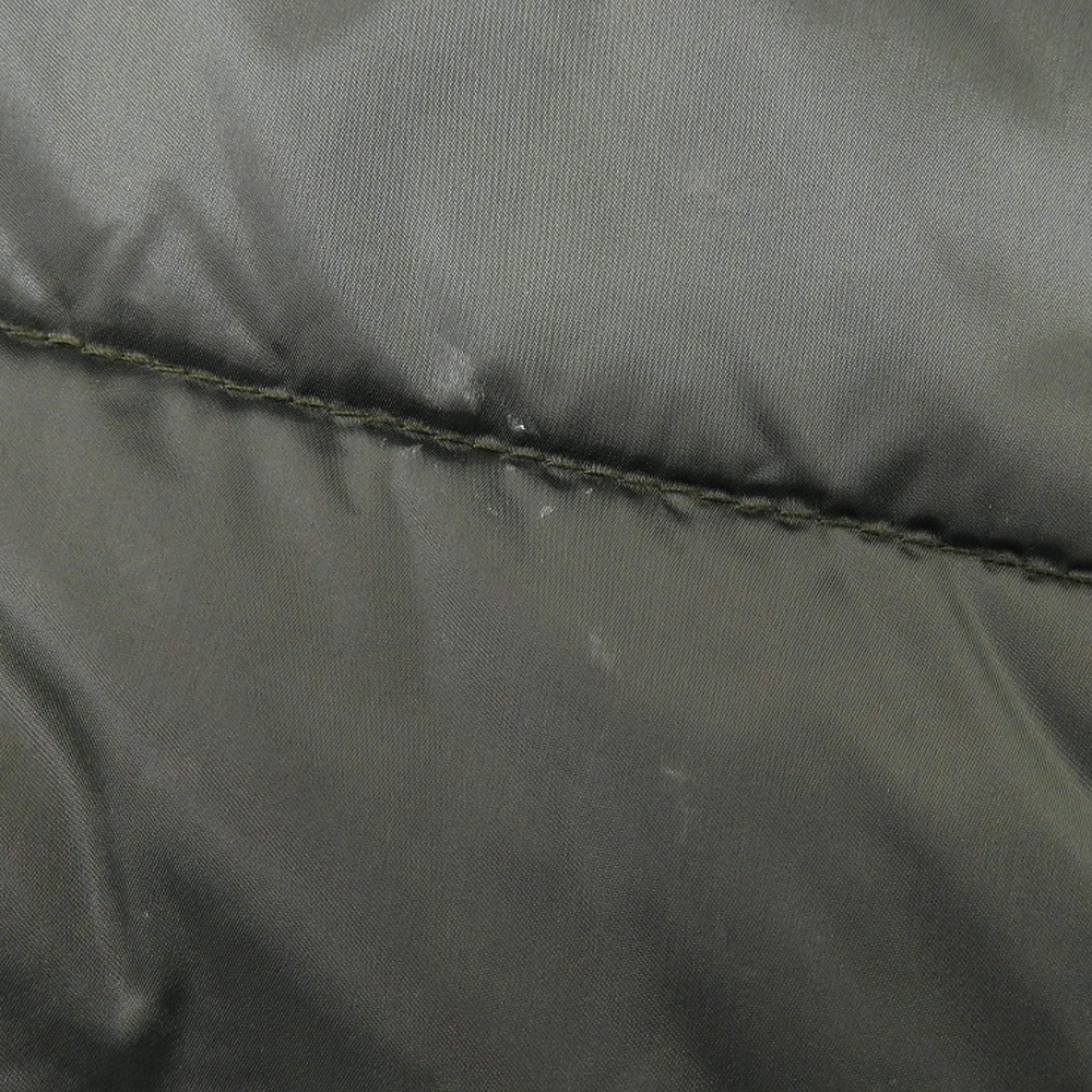 [ подлинный товар гарантия ] очень красивый товар Prada PRADA пуховик 42 женский с капюшоном внешний нейлон темно-зеленый 