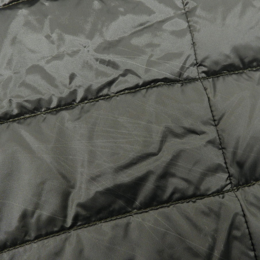 [ подлинный товар гарантия ] очень красивый товар Prada PRADA пуховик 42 женский с капюшоном внешний нейлон темно-зеленый 