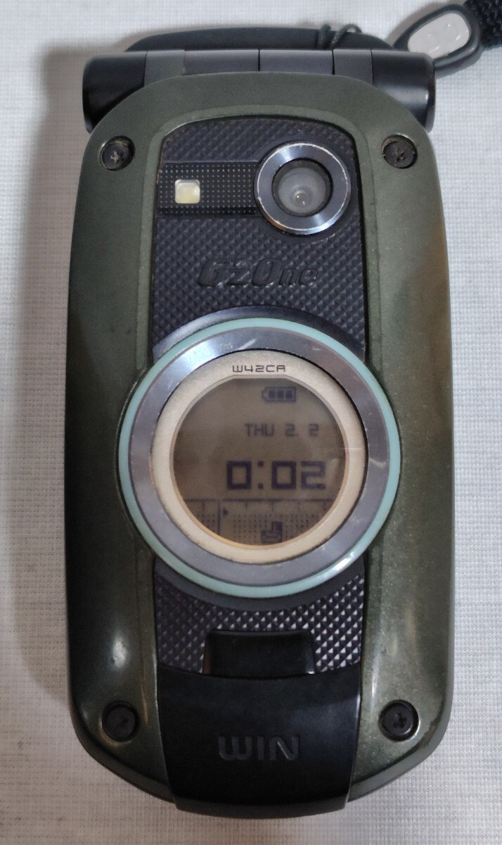 携帯電話 au G'z One/W42CA GRATINA2 PANTECH/PT002 中古・使用品_画像4