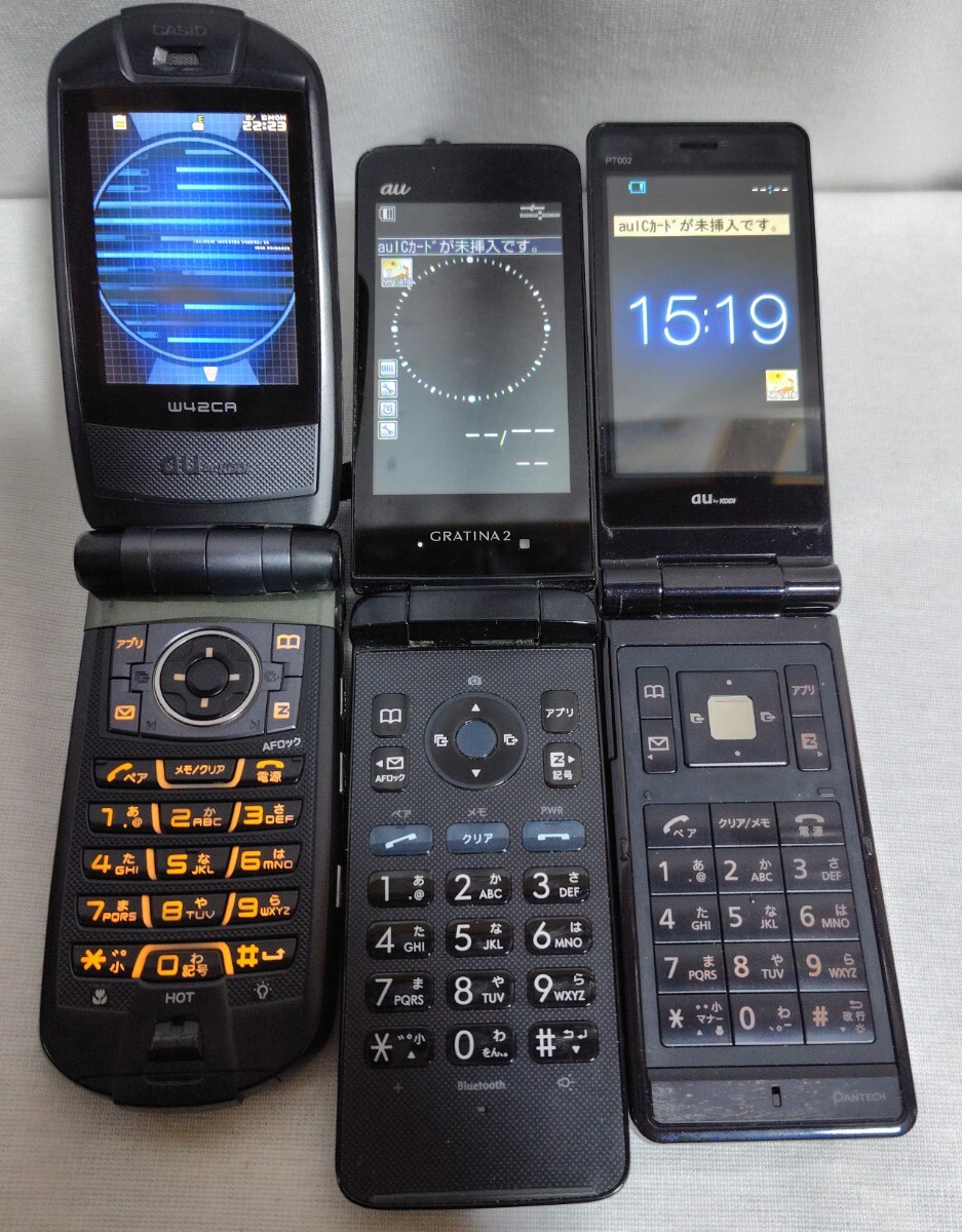 携帯電話 au G'z One/W42CA GRATINA2 PANTECH/PT002 中古・使用品_画像2