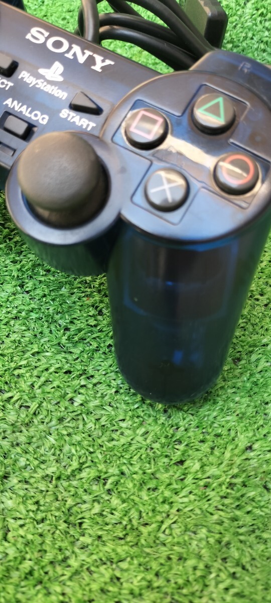 SONY純正PS2アナログコントローラー　デュアルショック2 オーシャンブルー_画像4