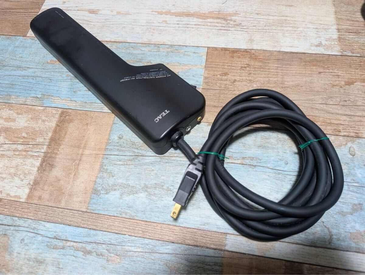 TEAC AC Power Distributor AV-P909P ティアック パワーディストリビューター 電源タップ Hi-Fi LINE NOISE FILTER 音質向上アクセサリー _画像9