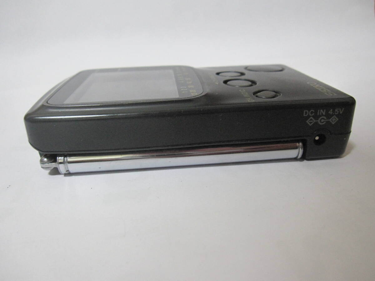 ジャンク SEIKO 服部セイコー LVD-212 ポータブル アナログ 液晶 テレビ VHF UHF 携帯型 日本製 1993_画像3