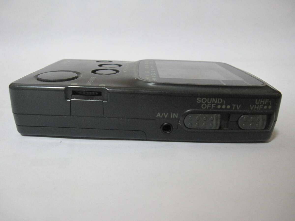 ジャンク SEIKO 服部セイコー LVD-212 ポータブル アナログ 液晶 テレビ VHF UHF 携帯型 日本製 1993_画像5