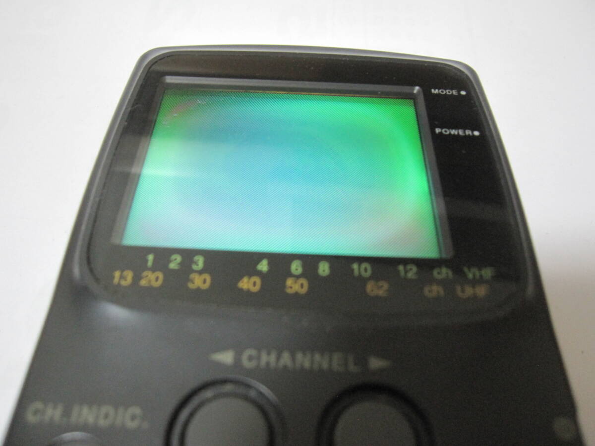 ジャンク SEIKO 服部セイコー LVD-212 ポータブル アナログ 液晶 テレビ VHF UHF 携帯型 日本製 1993_画像9