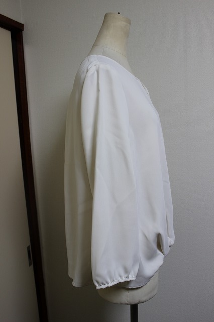 [D03933]　SHIPS　シップス　中古古着　レディースブラウス　白　サイズ38_画像4