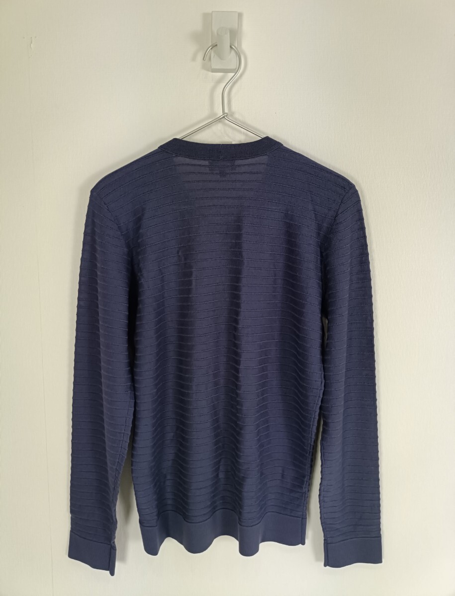 GIORGIO ARMANI ジョルジオアルマーニ ニット【サイズ46 M相当】【ボーダー】【Vネック】【カシミヤ混】【薄手】3000円スタート_画像3