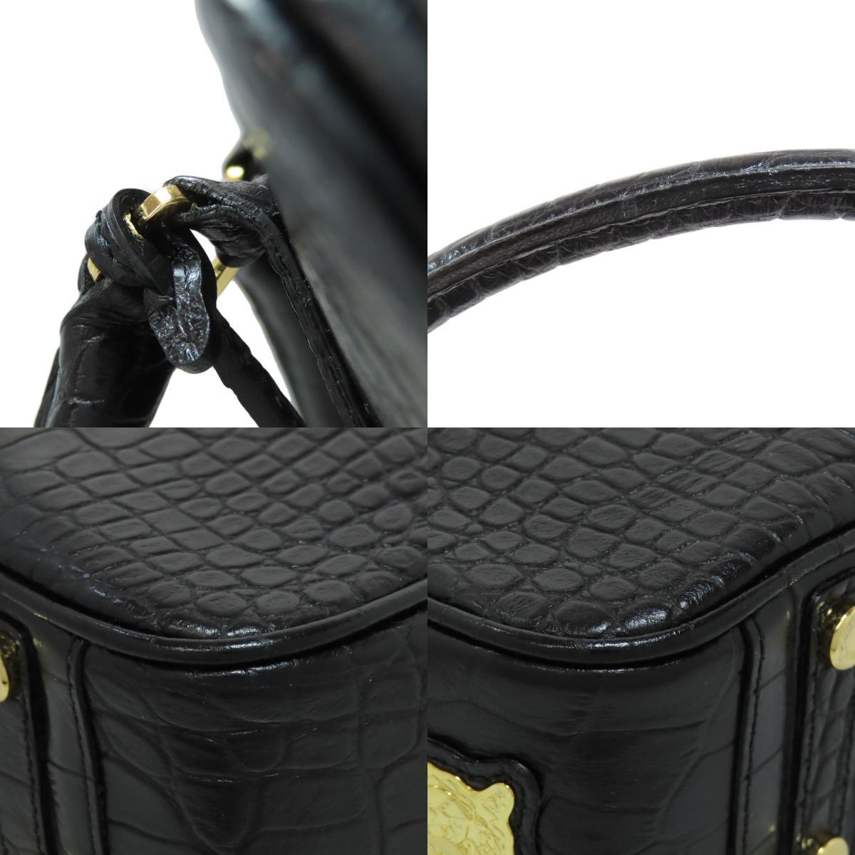 ADMJ エーディーエムジェイ 型押し トートバッグ レザー レディース 中古_画像9