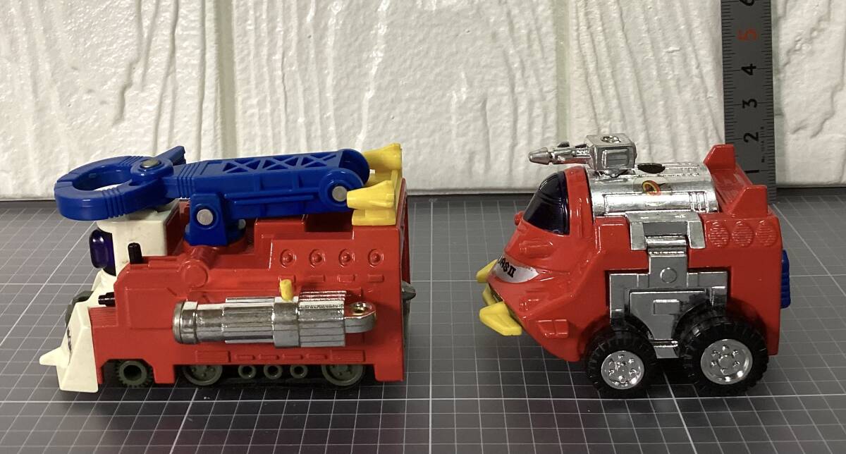 ハクアスI・II号 合体セット　恐竜戦隊コセイドン トミー 円谷プロ マントル 合金_画像7