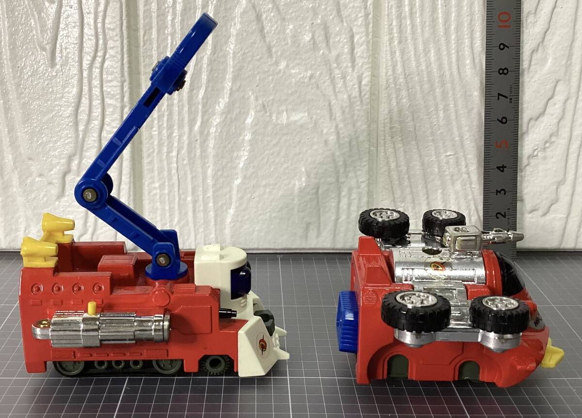 ハクアスI・II号 合体セット　恐竜戦隊コセイドン トミー 円谷プロ マントル 合金_画像6