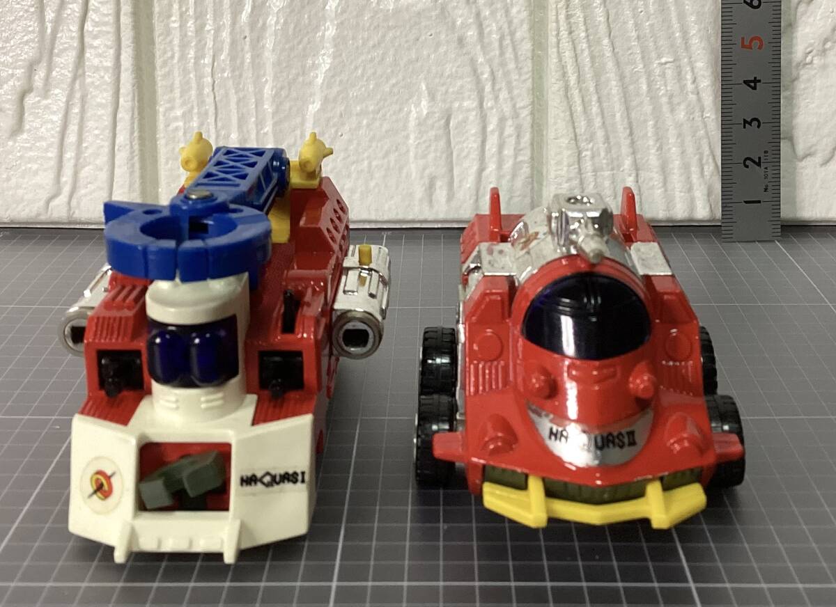 ハクアスI・II号 合体セット　恐竜戦隊コセイドン トミー 円谷プロ マントル 合金_画像2