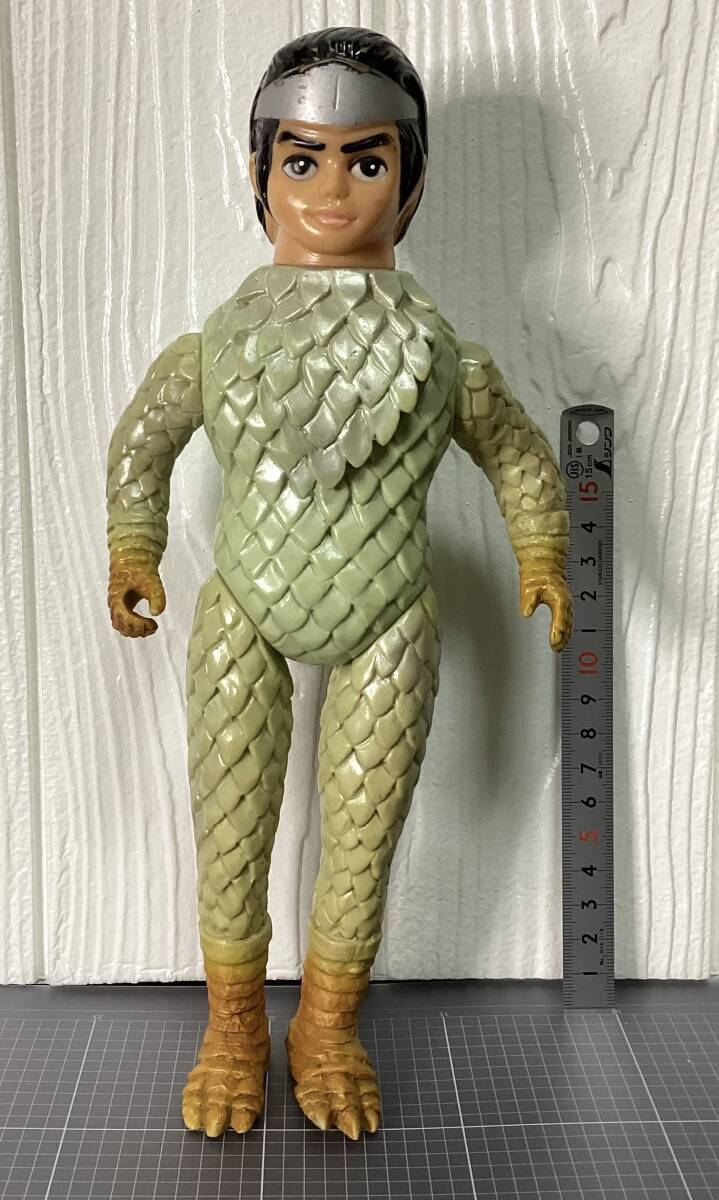 面取れ　変身忍者嵐　27cm ソフビ フィギュア 東映 石ノ森章太郎_画像1