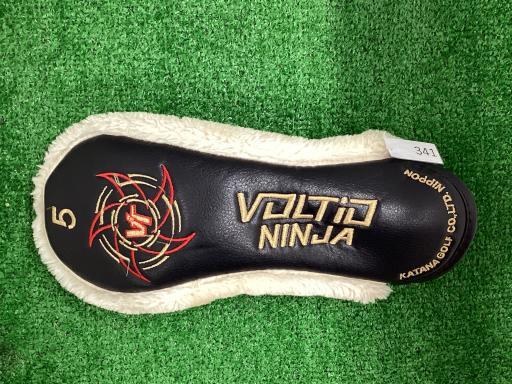 カタナゴルフ ヴォルティオ ボルティオ ニンジャ 忍者 フェアウェイウッド VOLTIO NINJA FG(ブラック) 5W フレックスR 中古 Cランク_画像6