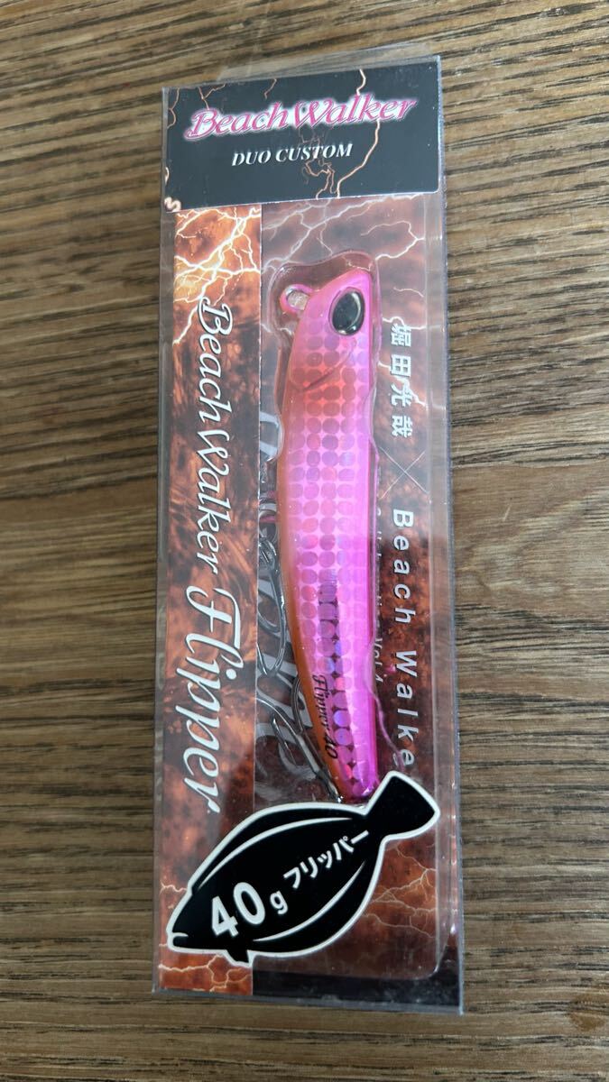 ヒラメピンクII フリッパー40 デュオ ビーチウォーカー フリッパー 40グラム DUO B each Walker Flipper 40 ルアー メタルジグ ヒラメ_画像1