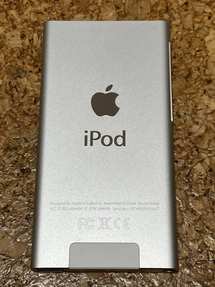 iPod nano 第7世代 16GB シルバー A1446 ワイヤレスイヤホン 送料無料 クリックポスト_画像3