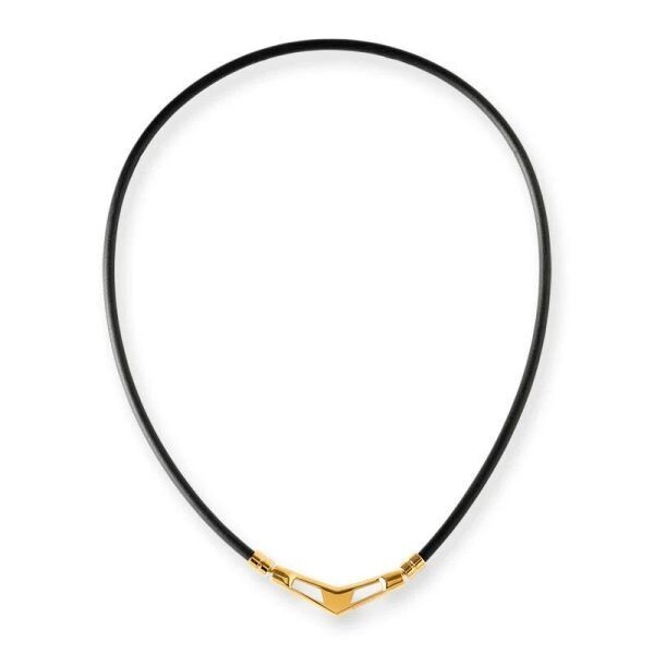 【新品】バンデル V1 ブイワン Black×Gold 54cm 磁器ネックレス BANDEL 02-02-00070_画像3