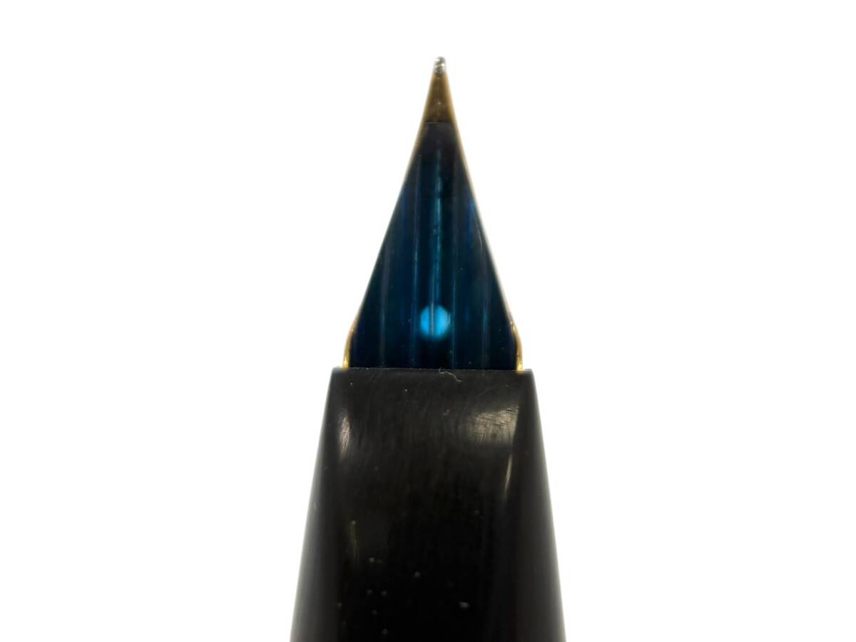 (U) PLATINUM/プラチナ 万年筆 ゴールドカラー ペン先 18K 刻印/本体 950SILVER-GP 刻印 約24g ステーショナリー 文房具 現状品 (61075SJ3)_画像6