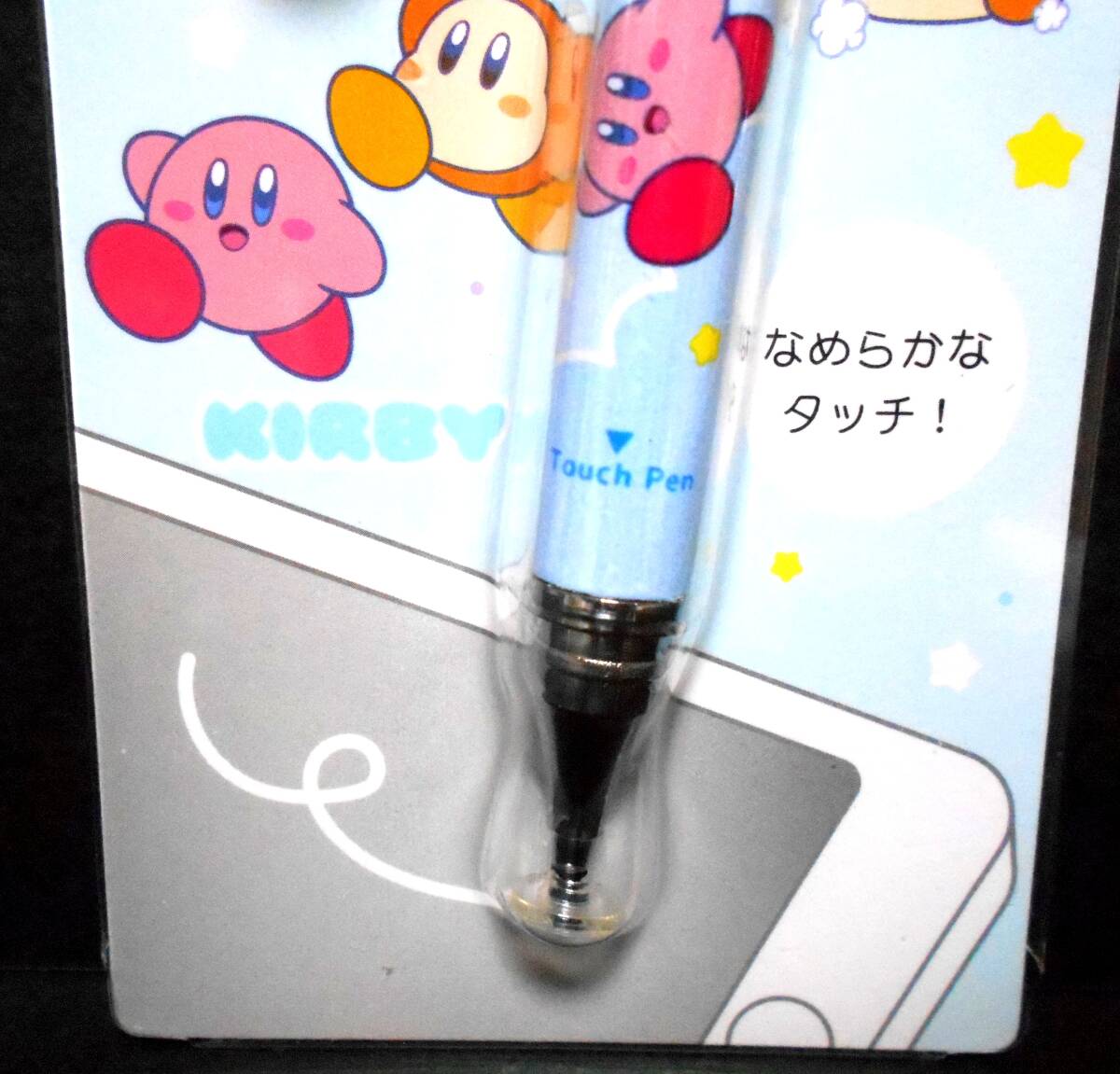【新品!!】 星のカービィ ボールペン付き タッチペン 2点セット 2wayタッチペン ブルー ディスクタイプ ボールペン カービィ ワドルディ_画像7