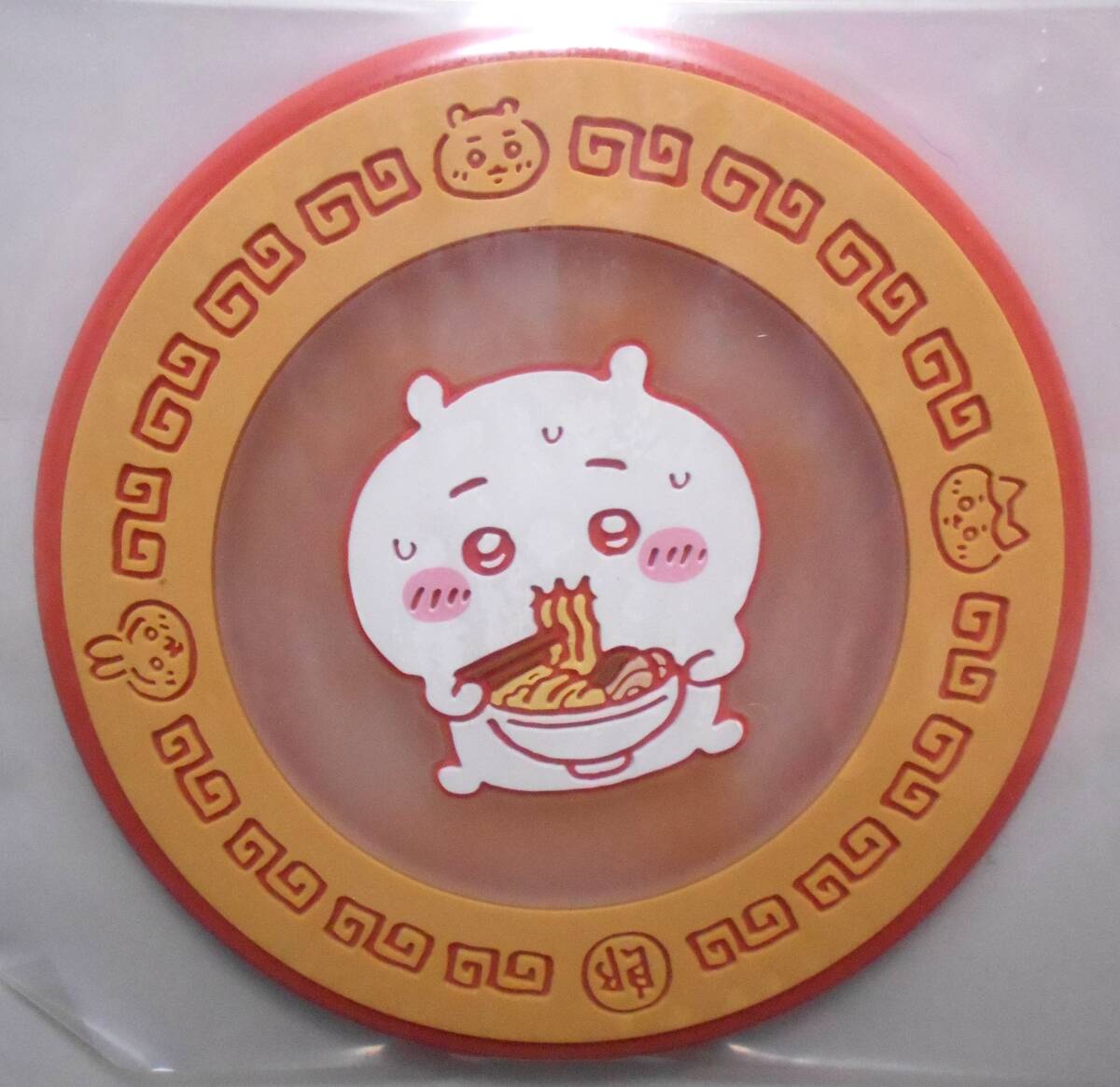 【新品!!】 ちいかわ 一番くじ G賞 ラバー コレクション コースター チャーム 2点 くりまんじゅう シーサー みんなでラーメン キーホルダー_画像3