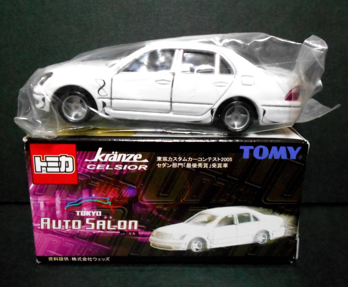 【新品!!】 トミカ 東京オートサロン トヨタ セルシオ CELSIOR 白 ホワイト TOYOTA Kranze 車 タカラトミー ミニカー_画像1
