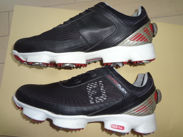 フットジョイ / FootJoy ハイパーフレックス BOA (51078J) ブラック 27.0CM WIDE USED_画像2