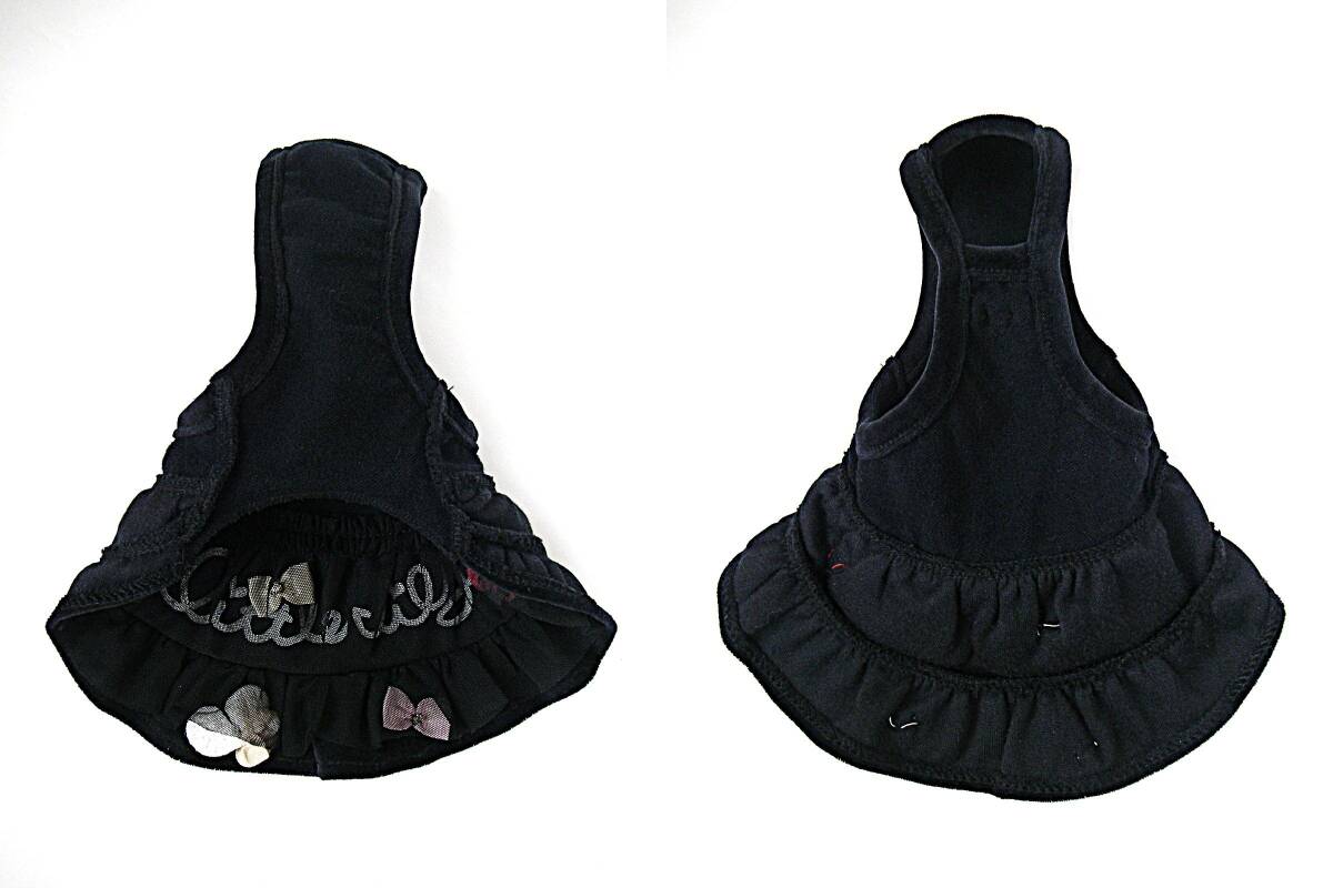 【未使用】PARIERO Little Lily シアーワンピース リボン/フラワー/ラインストーンのデコレーション サイズXS パリエロ チュールドレス_画像10