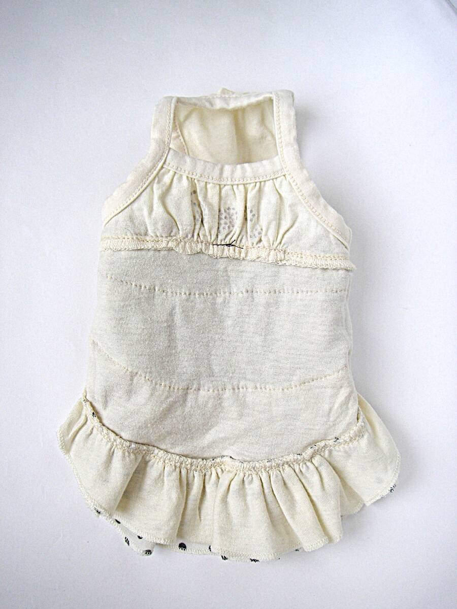 PARIERO Pink Gold タンクトップ・ワンピース 4段フリル/スタッズのデコレーション サイズXS パリエロ ピンクゴールド_画像9