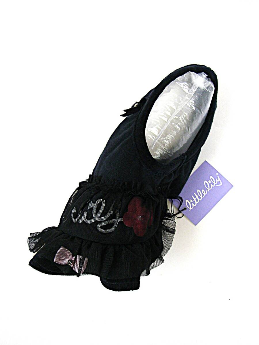 【未使用】PARIERO Little Lily シアーワンピース リボン/フラワー/ラインストーンのデコレーション サイズXS パリエロ チュールドレス_画像4