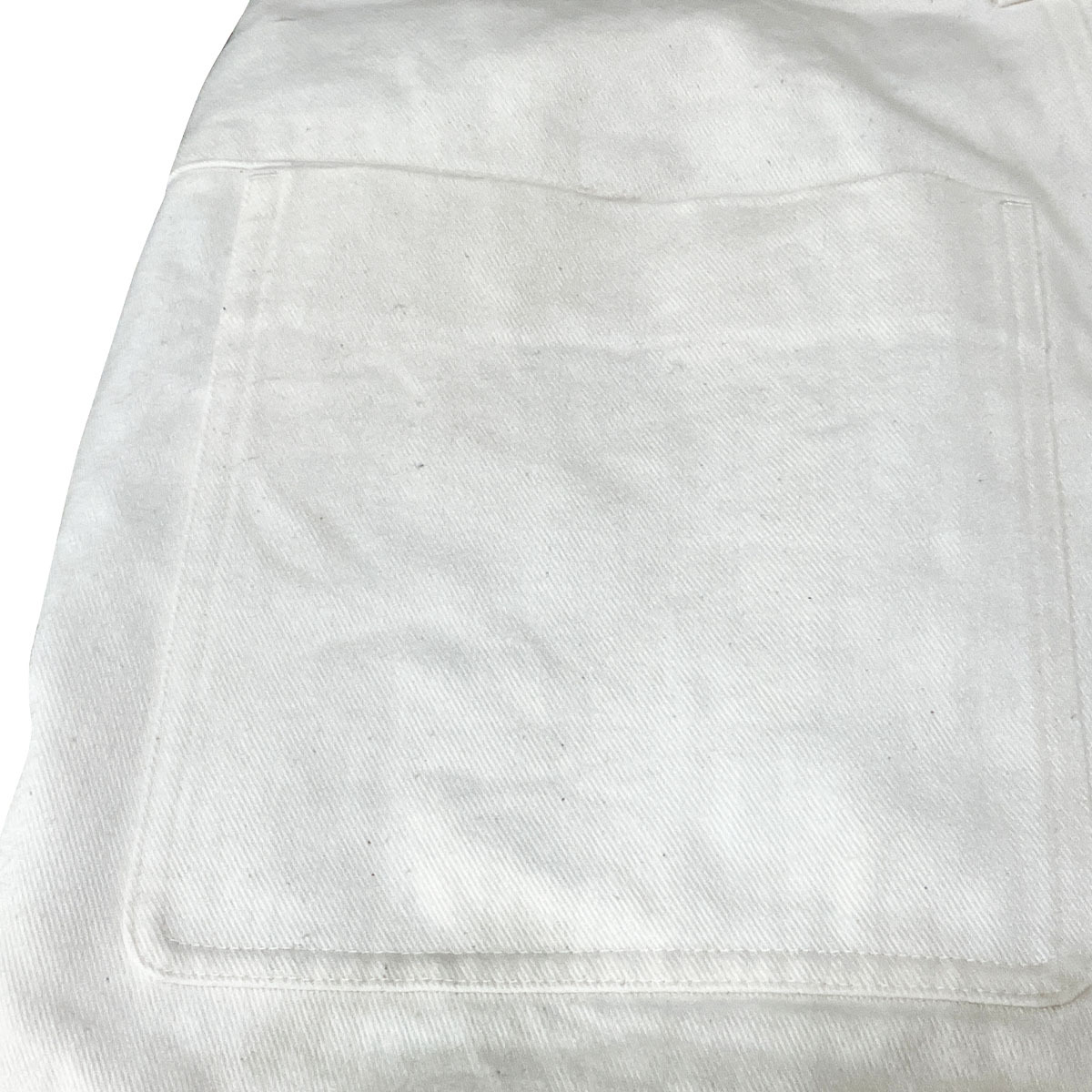 ザ ヒノキ オーガニック コットン ナチュラル デニム パンツ W72cm THE HINOKI 正規品 本物 NATURAL DENIM 生成り アイボリー ユニセックス_画像9