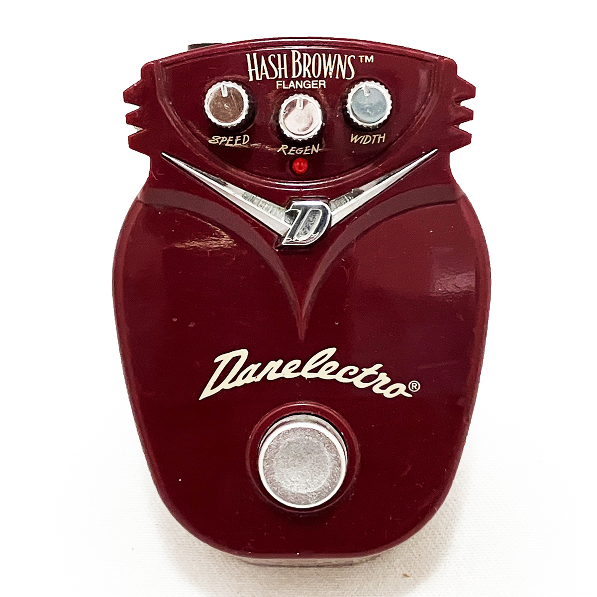 ダンエレクトロ ハッシュブラウン フランジャー エフェクター DAN ELECTRO HUSH BROWN FLANGER 完動品 楽器 ギター ペダルコンパクト 機材_画像2