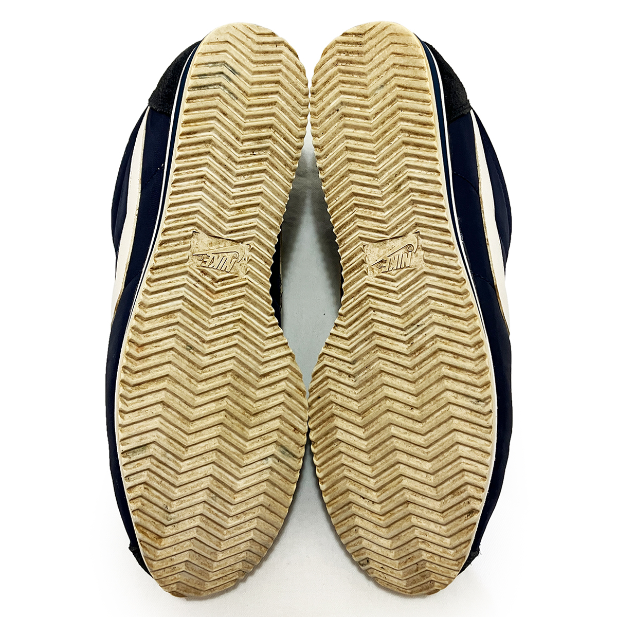 ナイキ クラシック コルテッツ ナイロン ネイビー 27.0cm NIKE CLASSIC CORTEZ NYLON 正規品 807472-410 復刻 年代 ヴィンテージ オールド_画像4