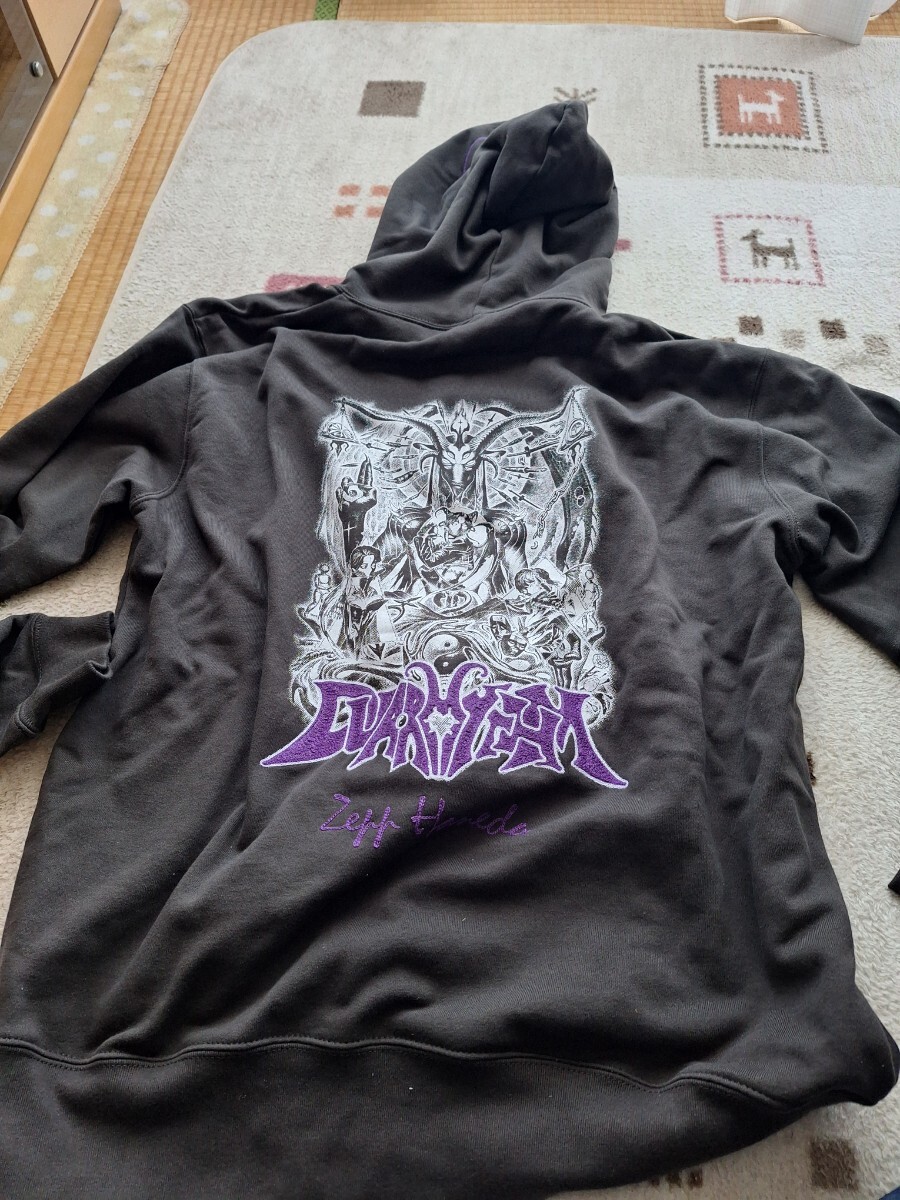 Chevon DUA・RHYTHM 刺繍プルオーバーパーカー XL_画像1