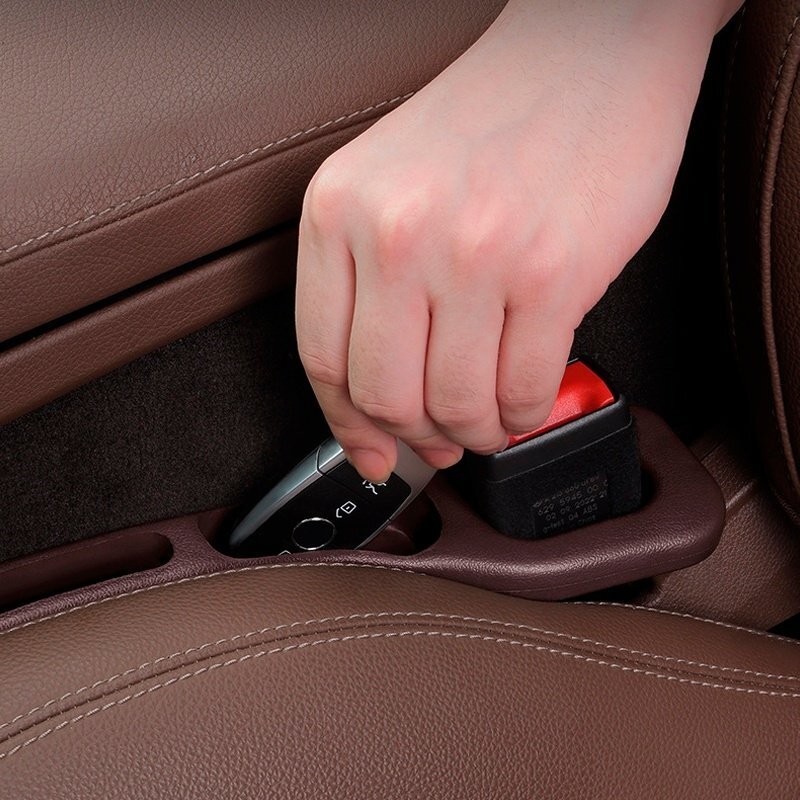 アルファード ヴェルファイア 40系 隙間クッション シート隙間パッド 小物落下防止 センター隙間埋め カーアクセサリー ブラウン (2P)_画像5