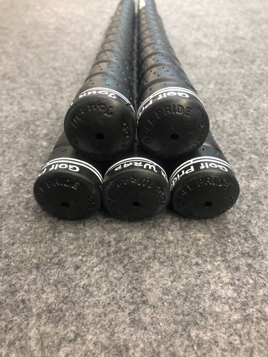 Golf Pride ゴルフプライド ゴルフグリップ TOUR WRAP ツアーラップ ブラック 60R バックライン無 【5本組】 FN-11_画像3