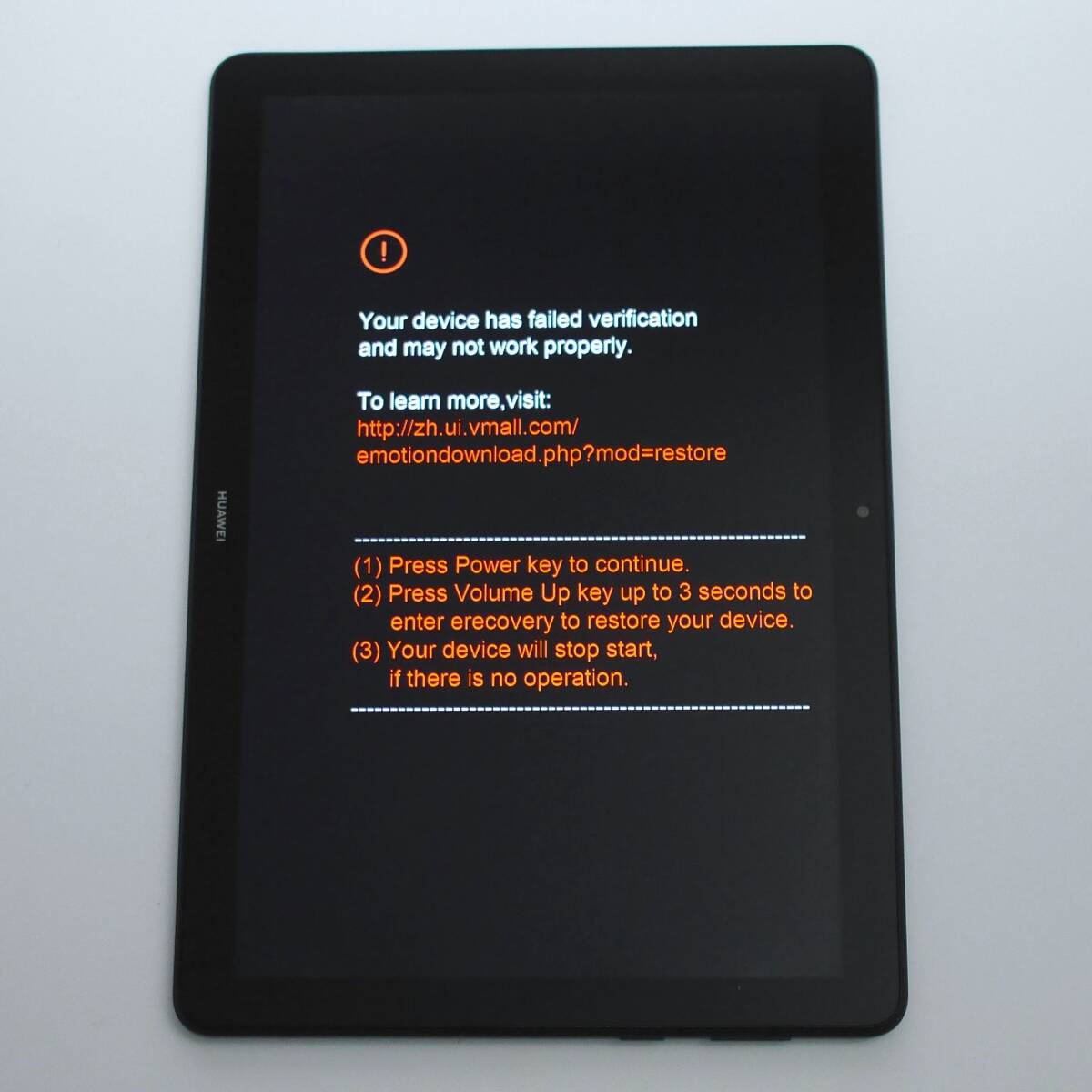 HUAWEI タブレット　MediaPad T5 Wifi AGS2-W09 ジャンク_画像1