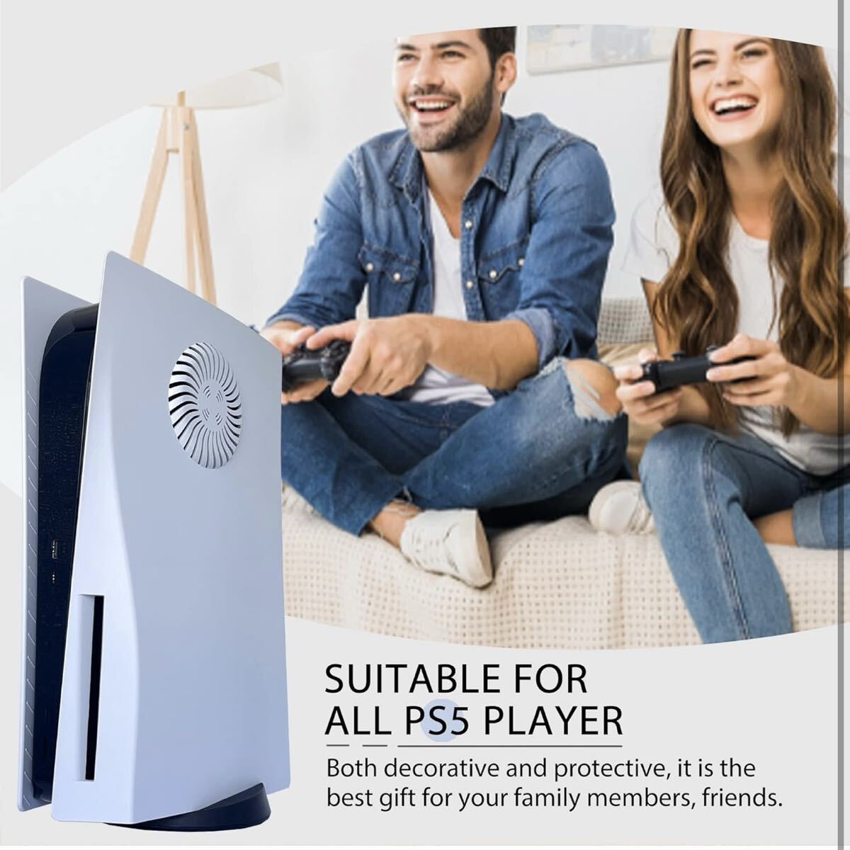 【開封のみ】Dobewingdelou★PS5 フェイスプレート 冷却孔ダストフィルター付 ディスク版用 DOBEWINGDELOU PS5 フェイスプレート _画像6