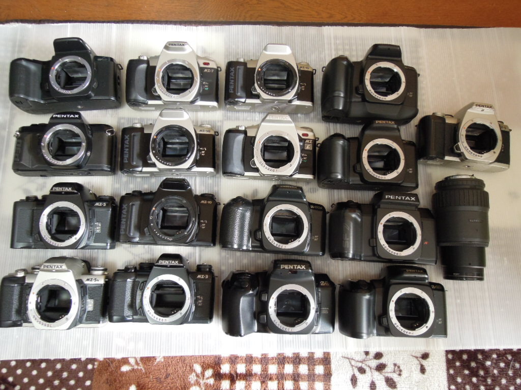 PENTAX（ペンタックス）AFフィルムカメラ ジャンク扱い 17台（MZ-3、MZ-5、MZ-10、MZ-L他）レンズ1本_画像1