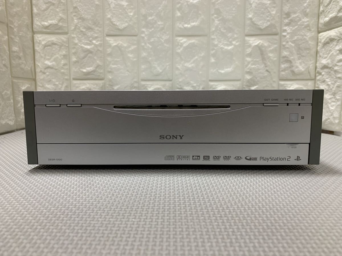 ◆SONY◆PSX◆ハードディスク搭載DVDレコーダー◆DESR-5100◆160GB◆ソニー◆ピーエスエックス◆通電確認済み◆PlayStation2◆プレステ2◆_画像2