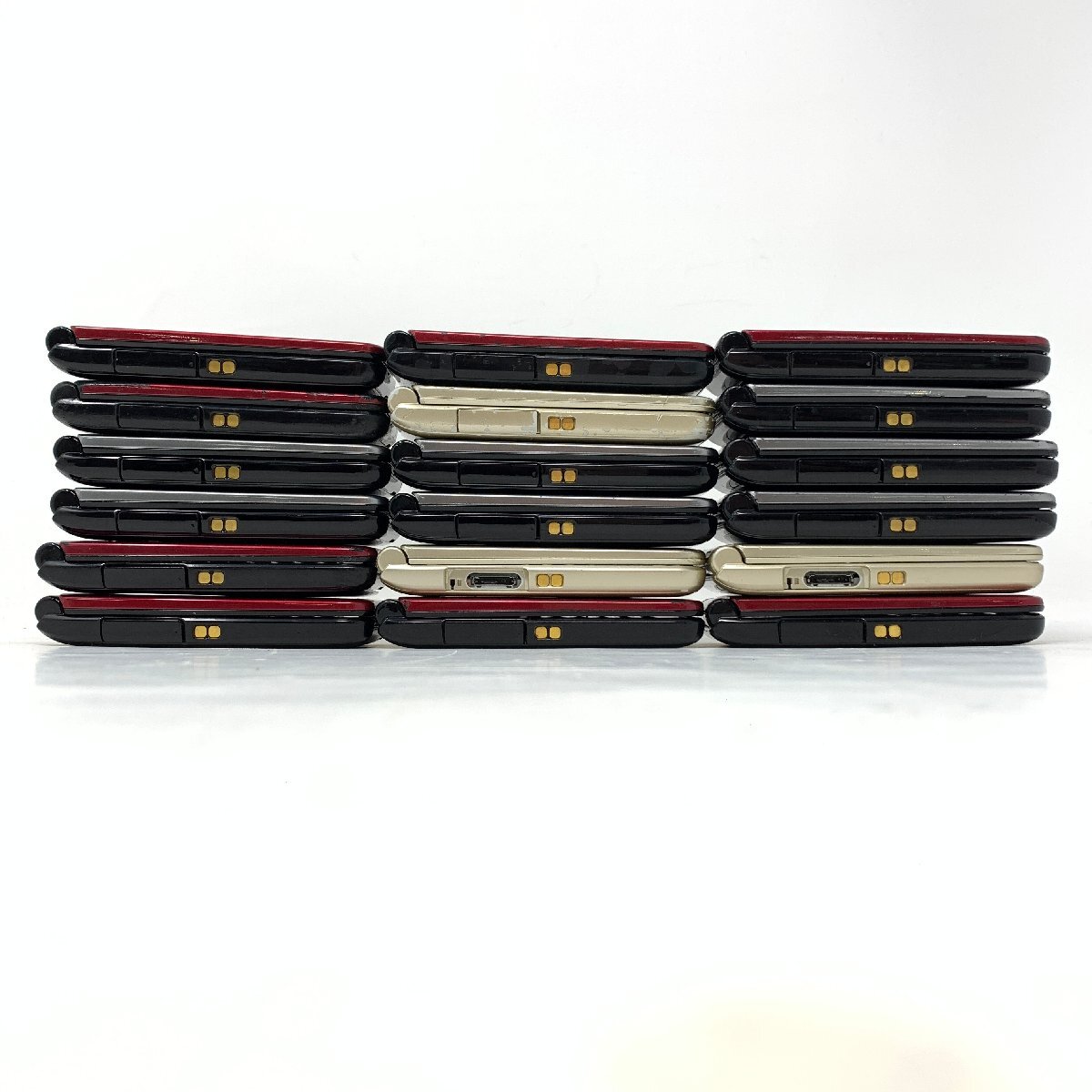 ◆ガラケー/18台セット◆Panasonic/COLOR LIFE 5 WATER PROOF 401PM/シルバー他/Softbank 3G/00361_画像6