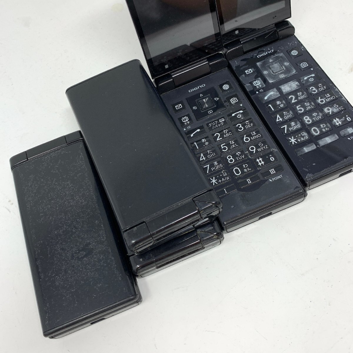 ◆ガラケー 15台セット◆京セラ/DIGNO ケータイ2 NP701KC/ブラック/95311_画像9