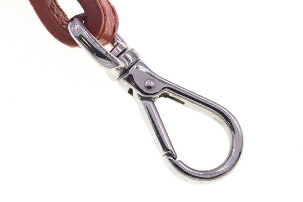  Prada рука ремешок orange кожа б/у сумка очарование брелок для ключа женский 