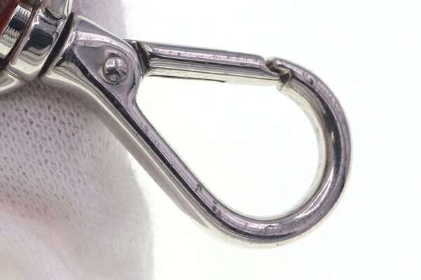  Prada рука ремешок orange кожа б/у сумка очарование брелок для ключа женский 