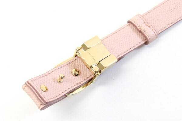  Ferragamo ремень vala свет розовое золото металлические принадлежности кожа 90cm б/у мода одежда лента женский 