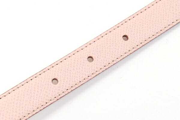  Ferragamo ремень vala свет розовое золото металлические принадлежности кожа 90cm б/у мода одежда лента женский 