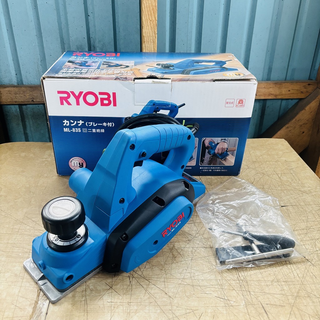 RYOBI Ryobi электрический can na тормоз есть ML-83S б/у can na с заменяемым лезвием 100V 82mm