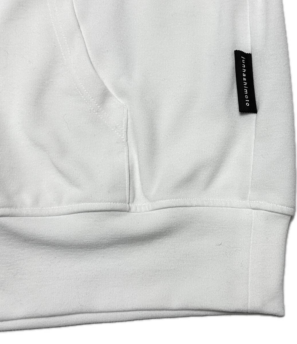 定価2.5万 junhashimoto CU01 STRETCH PONTE HOODIE サイズ4 タグ付未使用 白 ジュンハシモト ストレッチポンチパーカー　akm wjk_画像7