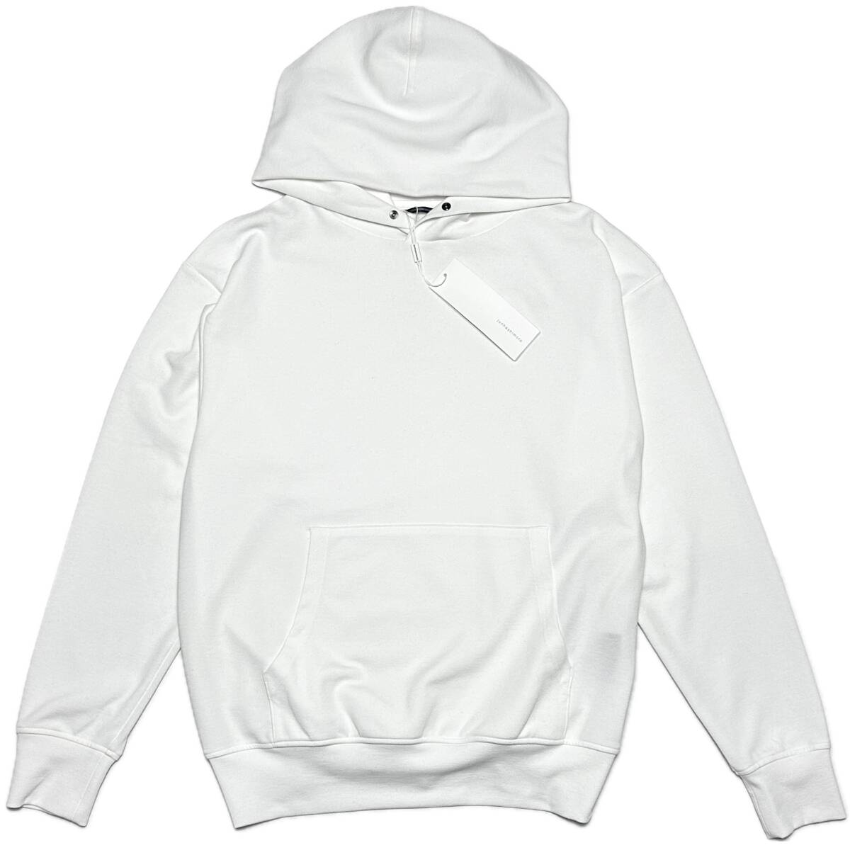定価2.5万 junhashimoto CU01 STRETCH PONTE HOODIE サイズ4 タグ付未使用 白 ジュンハシモト ストレッチポンチパーカー　akm wjk_画像1