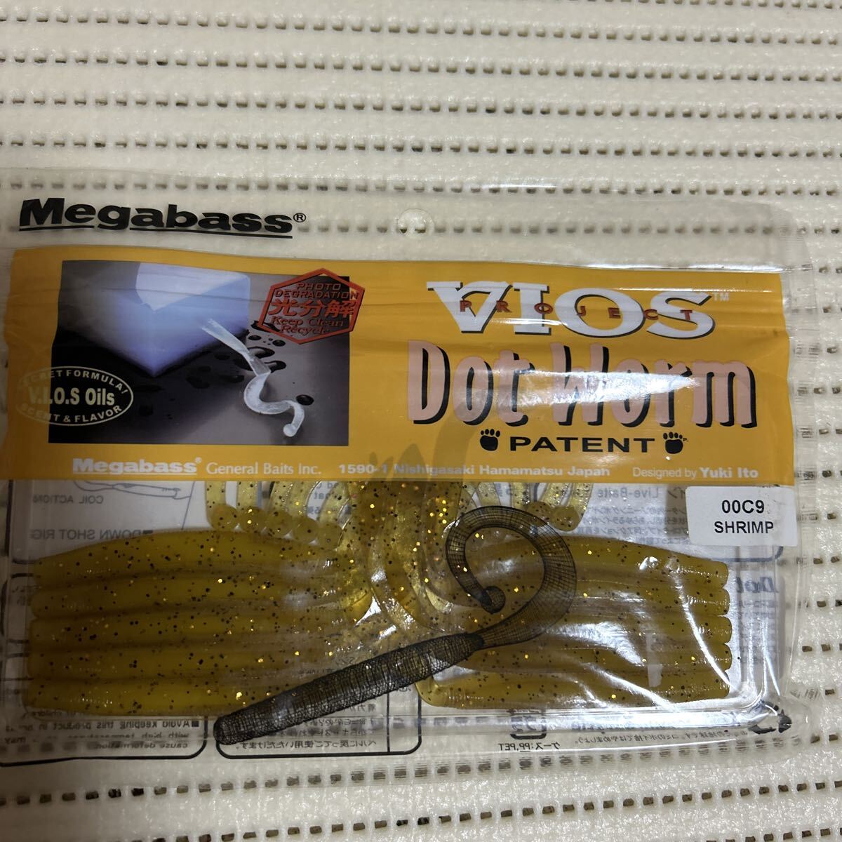 メガバス VIOS ドットワーム シュリンプ_画像1