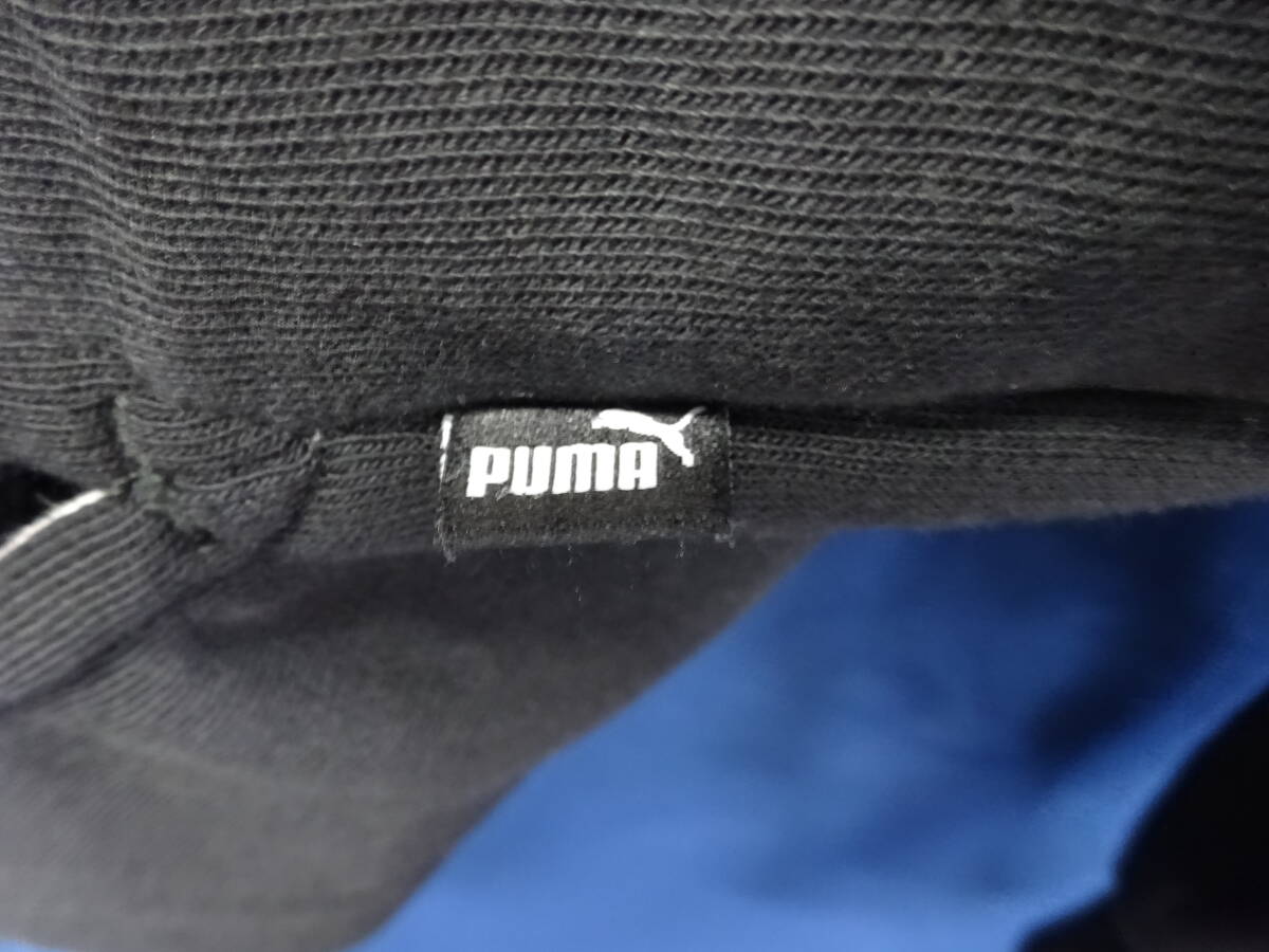 （す-R2-2）プーマ PUMA 150サイズ キッズ 子供用 男女兼用 冬服 冬物 衣類 ブラック 黒色 ブランド 中古_画像7
